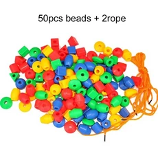 20~200PCS 구슬 계산 장난감 DIY 수제 퍼즐 착 빌딩 블록 어린이 조기 교육 기하학 모양 TMZ, 01 50CXCZ 2S