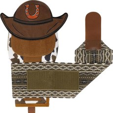 빅 크레이지 야구 슬라이딩 미트 성인용 왼손 오른손용 서양 카우보이 디자인 소프트볼 글러브 남성용 보호 손바닥 손목 450718, Cowboy 450718