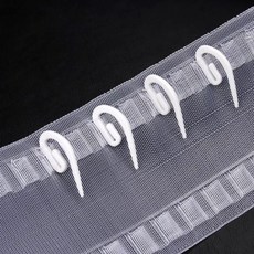 커튼핀 실버 골드 플라스틱 높이조절 10P 30P 50P 커텐핀 커튼부속품 부자재, 플라스틱핀, 30개, 화이트