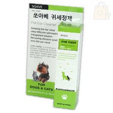 쏘굿픽 강아지귀클리너 귀세정제 120ml