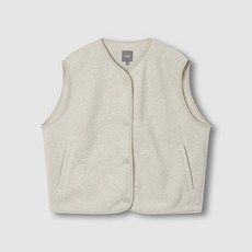 JAJU 여 플리스 버튼 베스트 J1054010190AW 703720