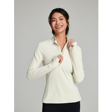 여성 스포츠 요가복 슬림핏 하프지퍼 재킷 속건성 캐주얼 트레이닝 상의 운동복 편안한 필라테스용