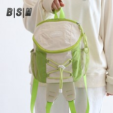 日系ins迷你雙肩包2025新款戶外登山旅行揹包小型通勤包, 綠色單包