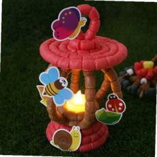 옥수수소재 미니플레이콘 캠핑 무드등(5인용), 본상품