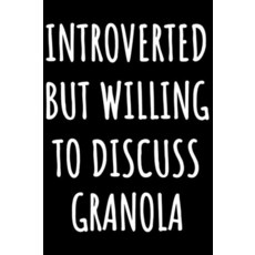 Notebook lined: granola lover gifts humor