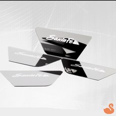 BRS 싼타페DM 싼타페더프라임 도어캐치 4조각 하이글로시 싼타페DM도어캐치