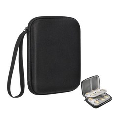 색소폰 리드 휴대용 케이스 방수 리드 보관 가방 클라리넷 색소폰용 메시 포켓이 있는 휴대용 지퍼백, Black