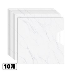 에이제이큐 붙이는 벽지 다용도 대리석 폼블럭 데코 타일시트지, 실크 화이트, 10개