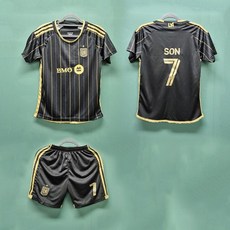 KC인증 2526 LAFC 축구 유니폼 손흥민 축구복 홈팀 블랙 키즈 아동 주니어 손흥민 유니폼