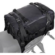 Rhinowalk 모터사이클 바이크 모터 패니어 시트 백 리어 랙 트렁크 방수 가방(10L 20L 30L 블랙 옐로우 색상 모음), Black-30L