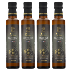 올리아베 엑스트라버진 산도0.2 프랑스 아르베키나 냉압착 올리브오일, 4개, 250ml