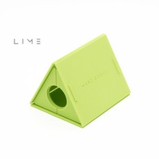 【XL-LX】爬寵守宮躲避屋 三角體 爬寵飼養缸 躲避屋 魚缸造景 爬寵 蜥蜴 守宮 鬃獅 創意頭骨 躲避造景 裝飾, 1個, Small小號:熒光綠LIME