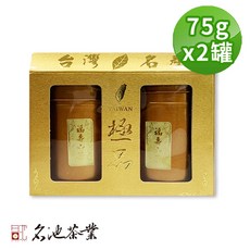 名池茶業 福壽梨山冷虹渺霧手採烏龍茶葉禮盒 75gx2罐, 1個