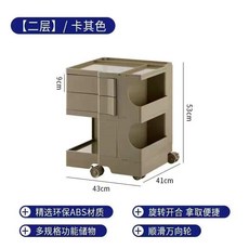 악세사리] 마지스트롤리 보비트롤리 우드트레이 공용바퀴 커스텀, Q. 360도 회전 서랍 동일 색상 휠 카키색