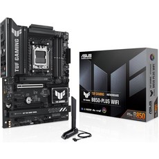 ASUS TUF 게이밍 B850-PLUS WiFi AMD AM5 B850 ATX 마더보드 14+2+1 80A 스테이지 AI 레디 DDR5 PCIe 5.0 3X M.2 Wi-Fi 7, B850-Plus|M.2x3|Wi