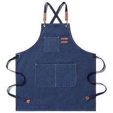 아워리빙 캔버스재질 마스터 앞치마, 5_네이비