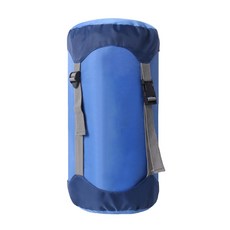 야외용 침낭 수납 압축 수납 캠핑 다용도 수납, Blue, M, 1개