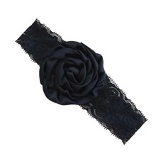 1조 레이스 로즈 플라워플라워싱크림/블랙, Black, 1개