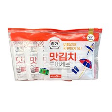 종가 투어맛김치, 5개, 80g