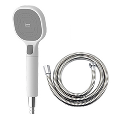 아메리칸스탠다드 스마트 핸드 스프레이 샤워헤드 FJ3821 + 황동스텐샤워줄 1.5m, 화이트, 1개