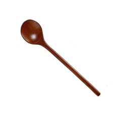 싸다월드컵 옻칠 원형 티스푼(소) 옻칠 티스푼