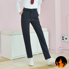 아트박스/교복몰 교복몰 (빅사이즈)(허리조절 기모) 네이비 교복 바지