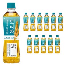 롯데 더하다 보리차 500ml x 12PET, 12개