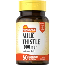 선댄스 밀크 씨슬 1000mg 캡슐, 3개, 60정