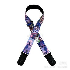 즛토마요 기타스트랩 일렉 멜빵 굿즈 어깨끈 베이스 통기타 기타 스트랩 어쿠스틱, B, 1개
