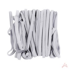 흰색 납작고무줄 넓은 고무밴드 5mm 탄성밴딩 운동복 허리끈 바지끈, 1개