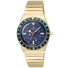 TIMEX QTIMEX 시계 석영 5 기압 방수 블루 다이얼 TW2V53600 여성