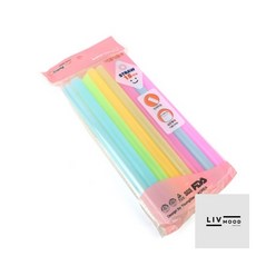 고모네샵 버블티빨대(15P) 일자빨대, 1세트, 15개