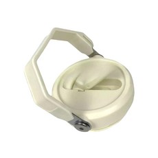 손잡이가 달린 탈착식 빨대 뚜껑에 30온스 물병 내구성 ABS 쉽게 설치 교체 가능한 범용 제품, Cream white