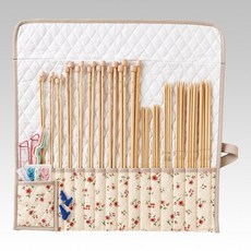 【YUBU】日本 Clover 可樂牌「匠」竹製棒針編織工具豪華組 (附收納包) 45-132, 1個
