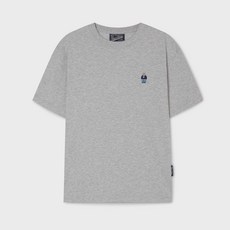 [후아유] 남녀공용 스티브 자수 반팔 티셔츠(컴포트 핏) / WHRAG2311U