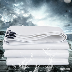 두꺼운 다용도 방수포 천막 그라운드시트 자외선 UV차단 방수천 캠핑용 양면코팅 아웃도어 천막 커버 PE 차일 덮개 방진캔버스, 흰색