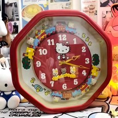피규어 벽시계 기차 레드 선물 집들이, A. 만화 기차 벽시계 레드