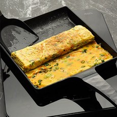 퀸센스 더블더블유 국내산 IH인덕션겸용 티타늄코팅 특대 에그롤팬 계란말이팬, 27cm, 1개