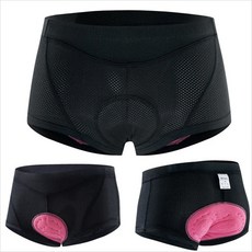 [WOSAWE] 여성용 3D 젤패드 자전거 속바지 (블랙)