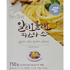 [코스트코 구매 정품] 이지쉐프 알리오올리오 파스타 소스 오리지널 50g x 15개입 (750g) 1세트 [BDnCO], 750g