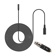 DEITY W.Lav Pro (Black) 4mm IP57 방수등급 라벨리에 마이크 슈어 커넥터 포함