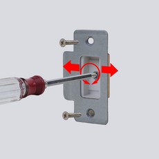 (락이록이) 방문손잡이 부품, 1개, 스트라이크 (면판부속 간격조절)