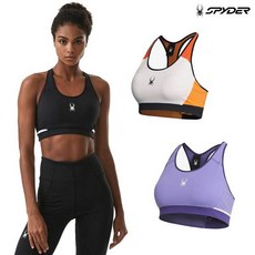 매장정품 스파이더 [스파이더 본사] 여성 트레이닝 백 레터 프린트 브라탑 SPGFCNBR251W 136298