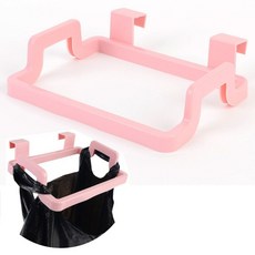 도어 봉지걸이 핑크 거치대 쓰레기 음식물 재활용봉투kor7+4HyS