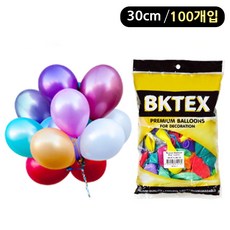 포인트데코 풍선 펄혼합 30cm 100개