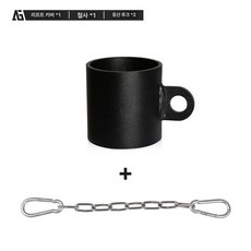 랜드마인 티바로우 고정형 바닥 홈짐 클럽용 랙 그립, 아오 호환 풀리 키트, 1개, 1g