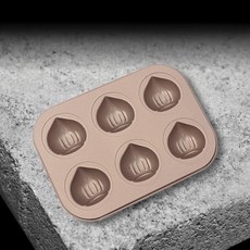 상하이 버터떡 밤모양 밤틀 팬 마들렌팬, 1개