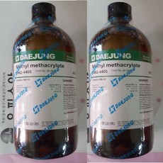 메틸메타아크릴산 ; 메틸메타크릴레이트 (GR/EP) 500ML-1L (kor-삼전.대정) Methyl methacrylate, 1개, 500ml