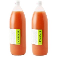 미야자키 과즙 구아바 드링크 1000ml × 2병 과일 주스 진한 과일 드링크, 1L