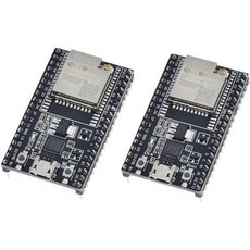 하이렛고 2개 세트 ESP32DevKitC ESP3232U 코어 보드 ESP32 ESP32U 개발 아두이노용, 하이렛고 2개 세트 ESP32DevKitC ESP323